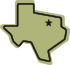 Animated state of Texas icon
